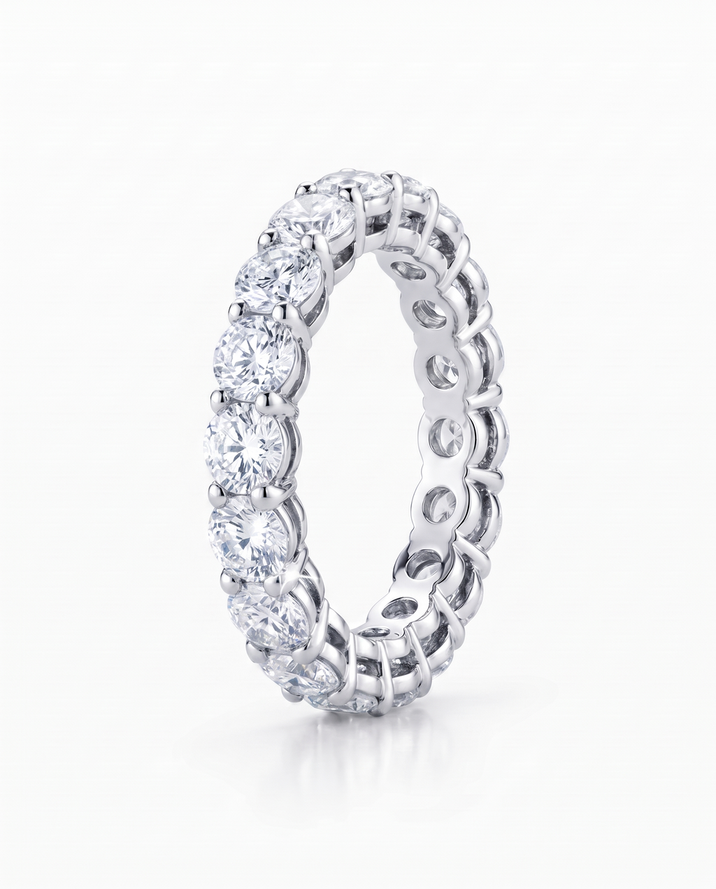 Round Diamond Eternity Band