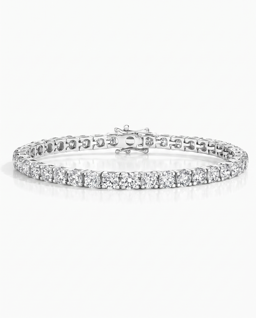 Classic Round Diamond Tennis Bracelet