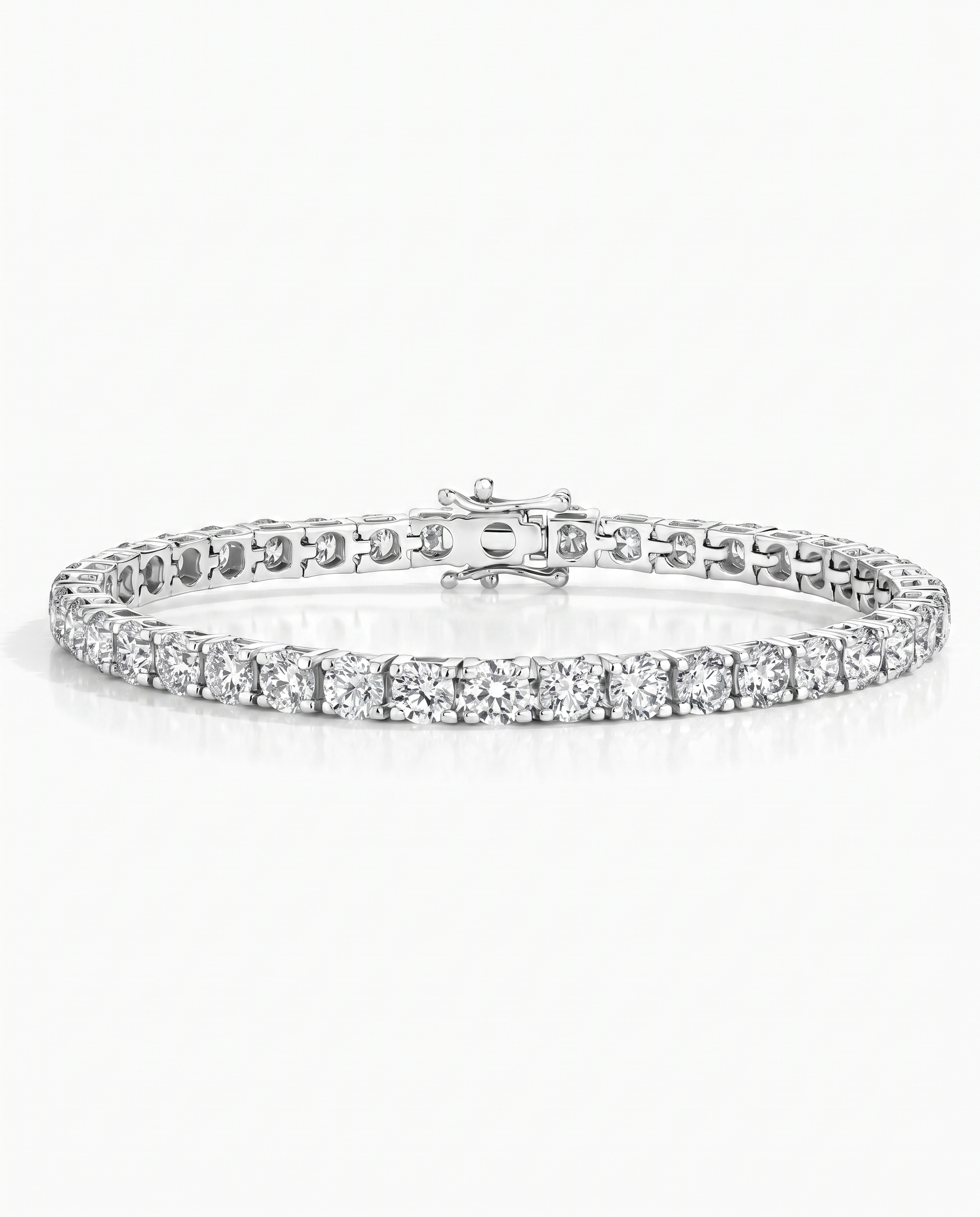 Classic Round Diamond Tennis Bracelet