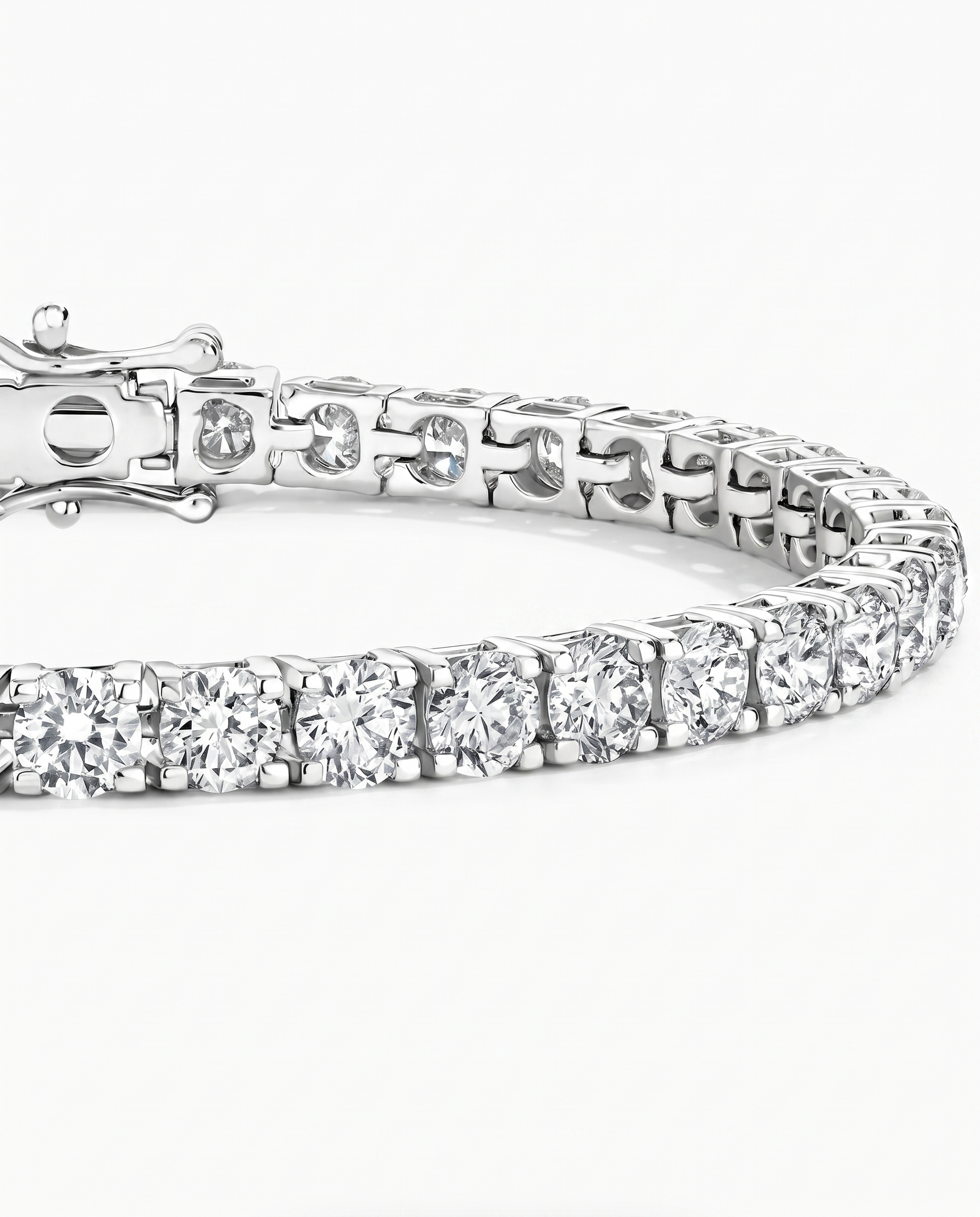 Classic Round Diamond Tennis Bracelet