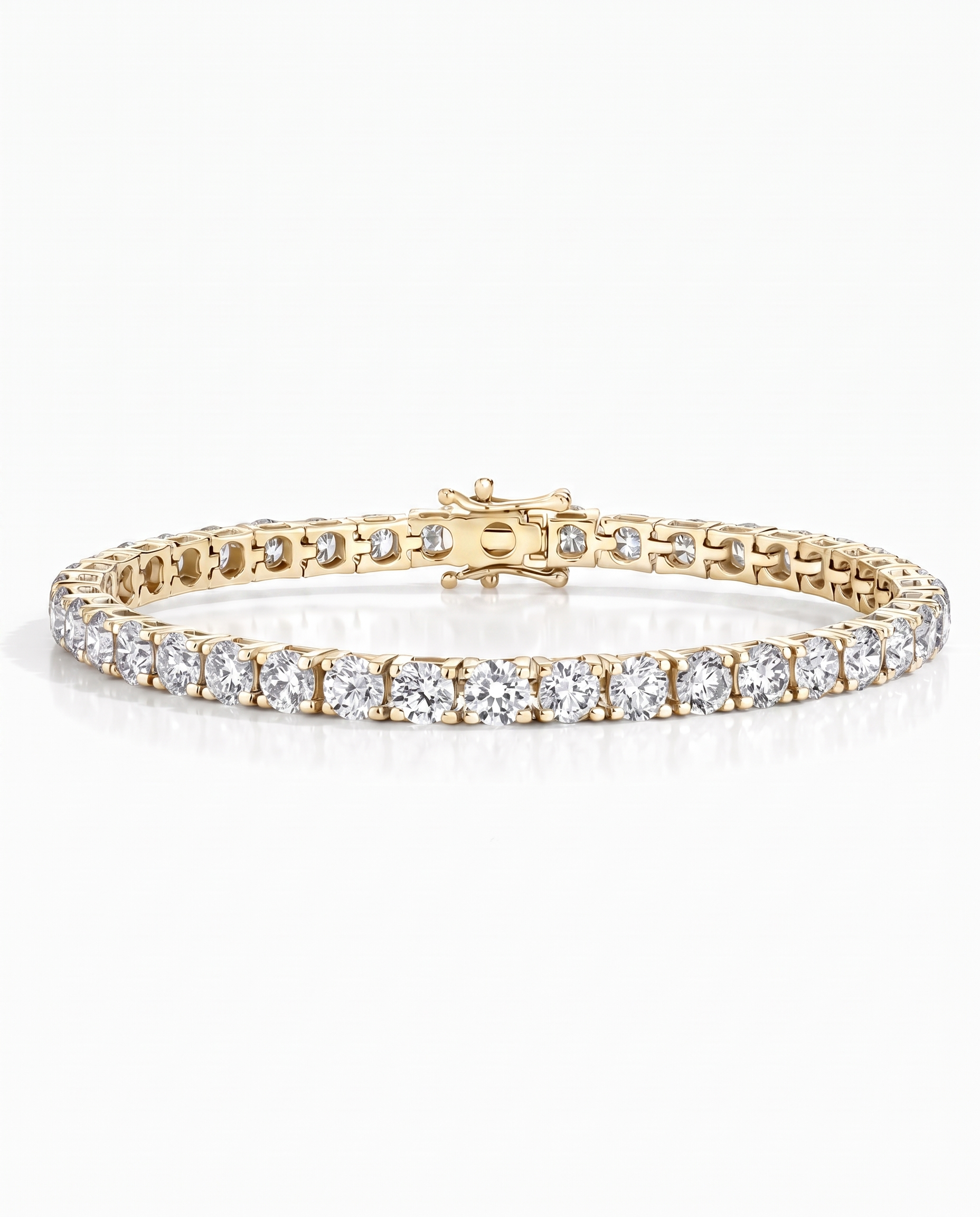 Classic Round Diamond Tennis Bracelet