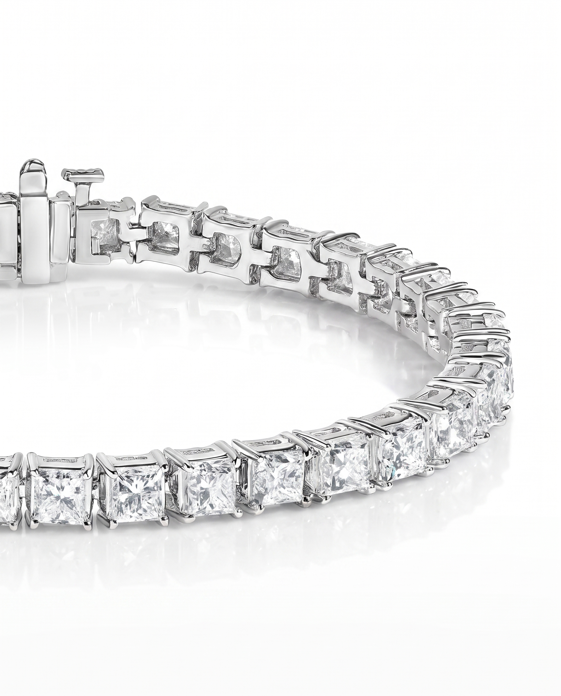 Princess Diamond Tennis Bracelet
