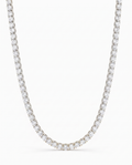 Classic Round Diamond Tennis Necklace