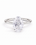 Oval Diamond Engagement Ring