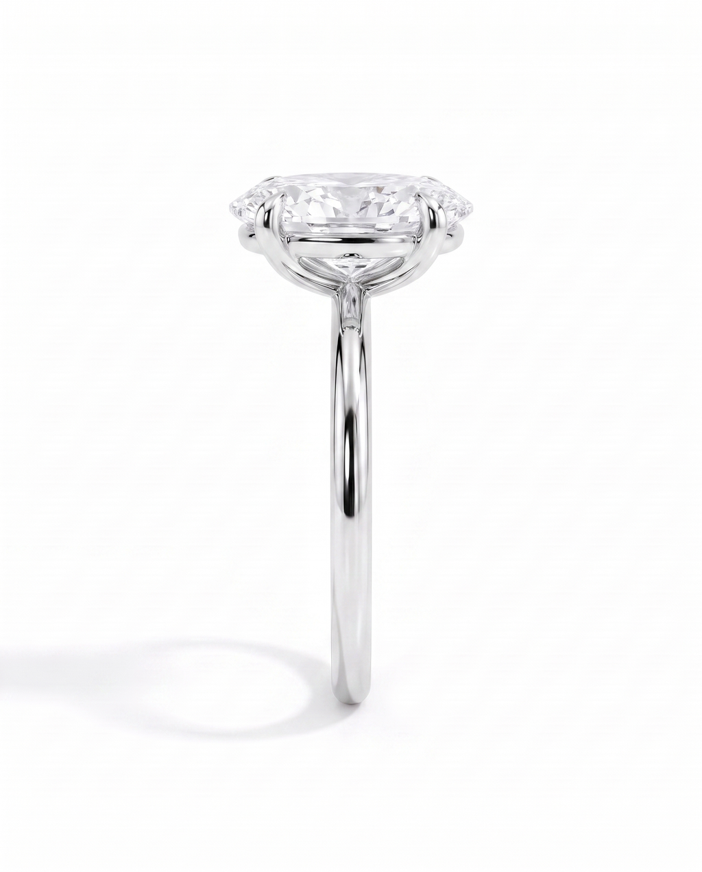 Oval Diamond Engagement Ring