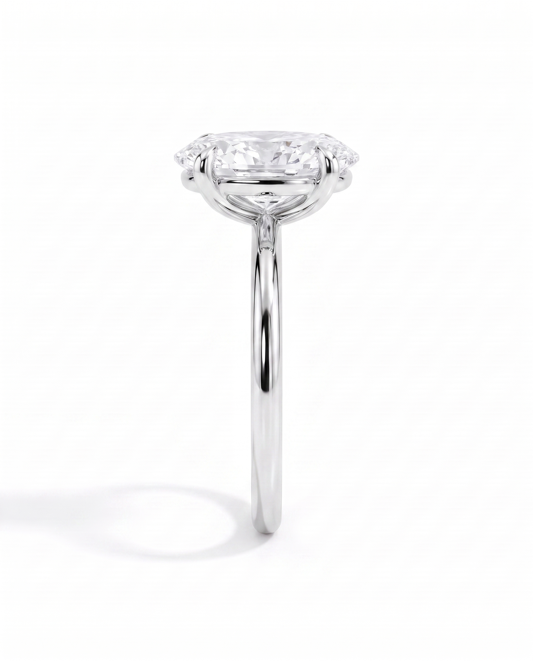 Oval Diamond Engagement Ring