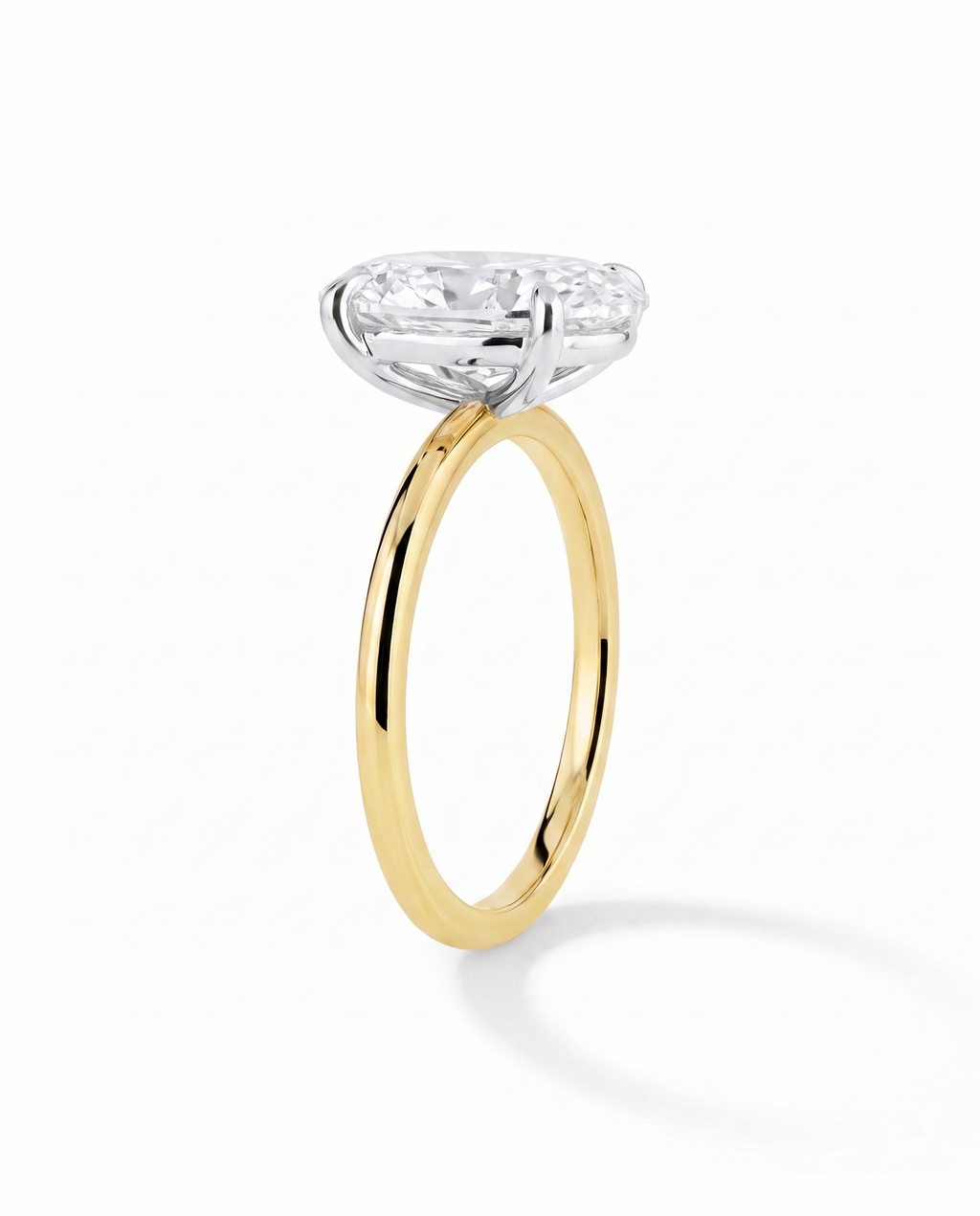 Oval Diamond Engagement Ring