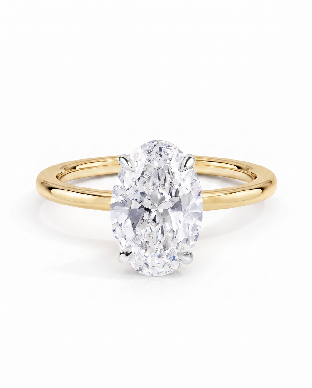 Oval Diamond Engagement Ring