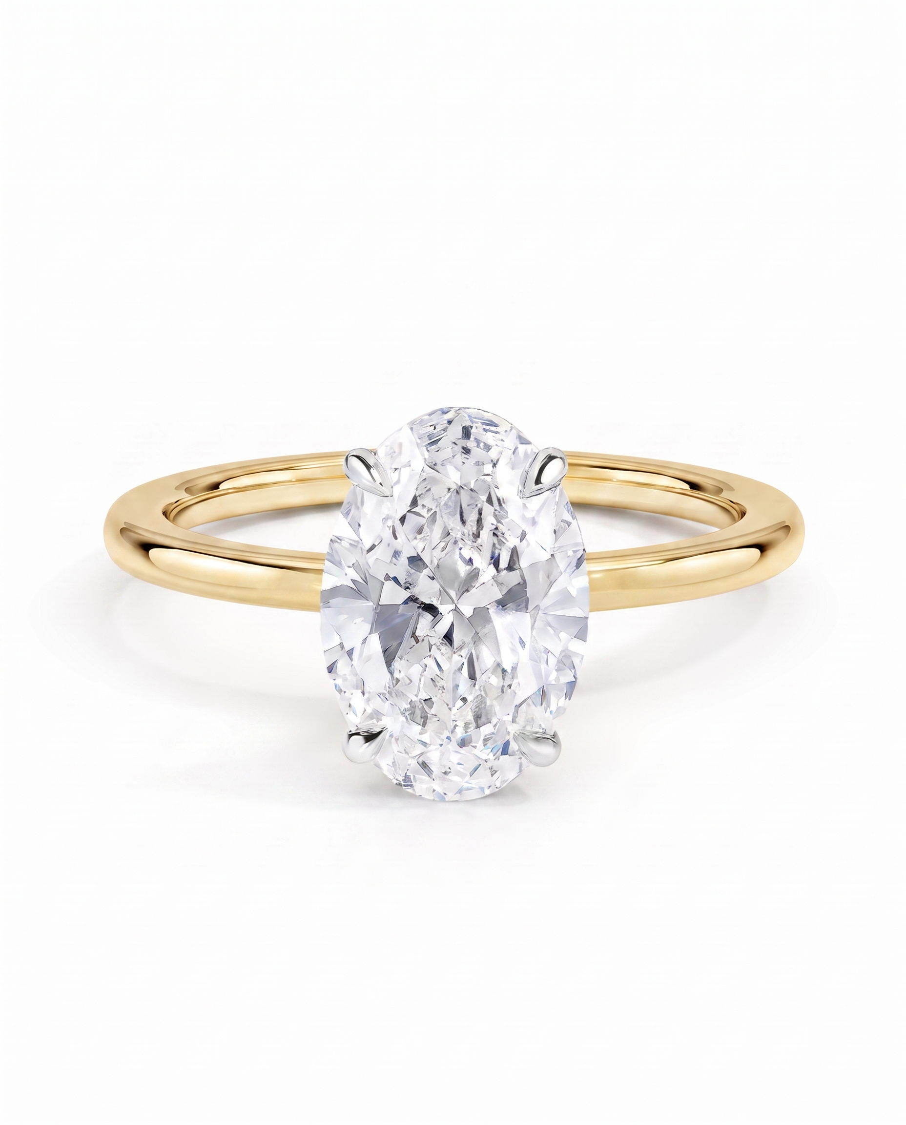 Oval Diamond Engagement Ring