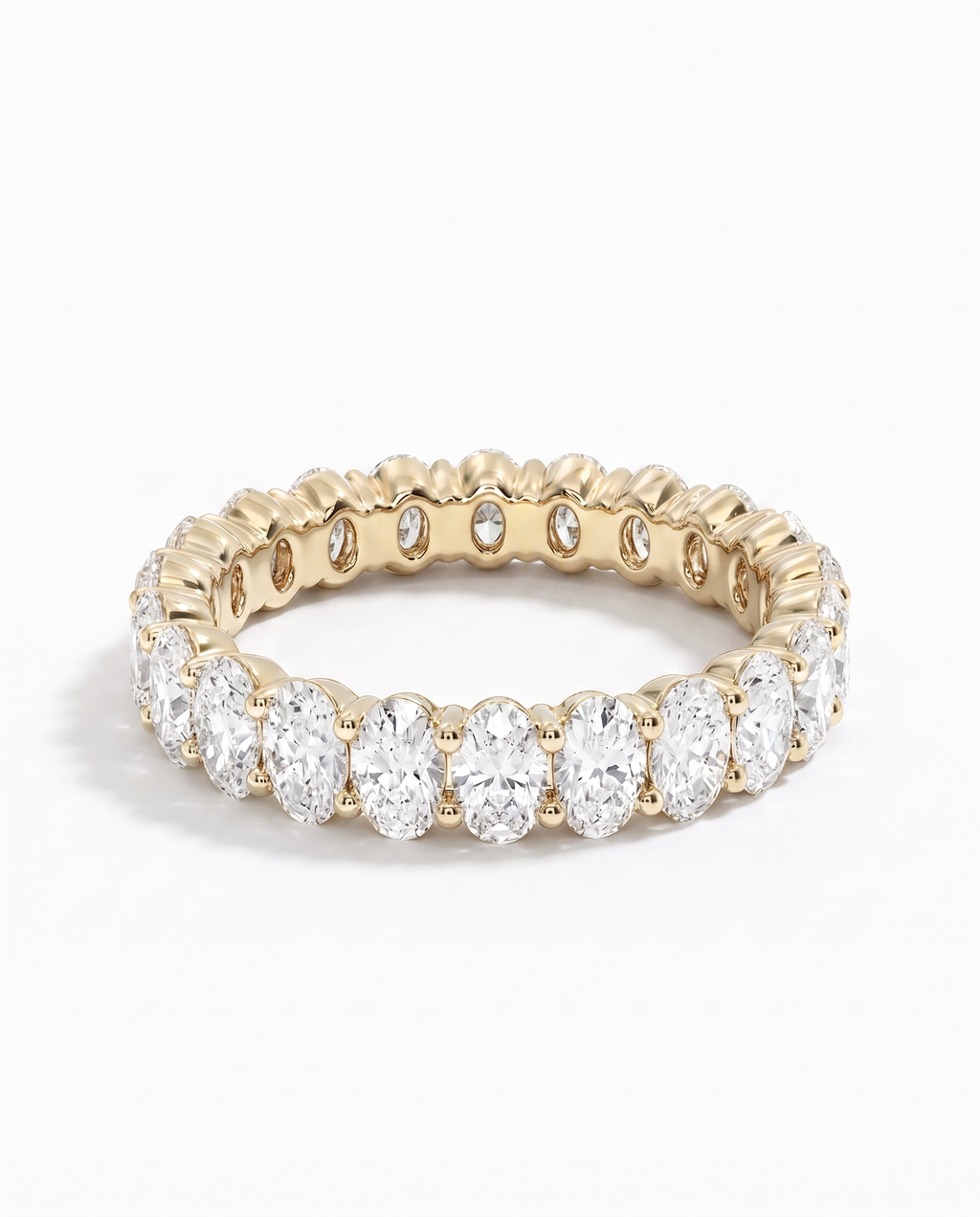 Oval Diamond Eternity Band